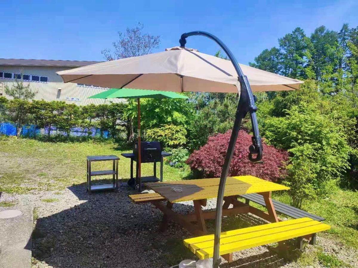 富士の樱house 宝栄 Villa ฟูจิคาวากุจิโกะ ภายนอก รูปภาพ